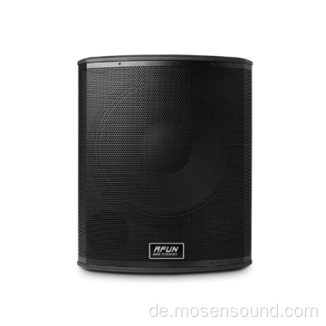 Schwarz 15in hochwertiger Leistung Subwoofer